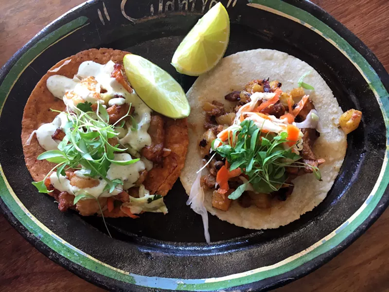 Image: Cilantro's menu is heavy on the tacos, but will soon add other dishes.