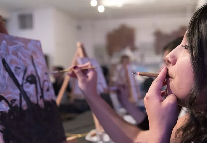 Image: Tetra 9 holds pot-infused events throughout the week, but isn't licensed by the City of Denver.