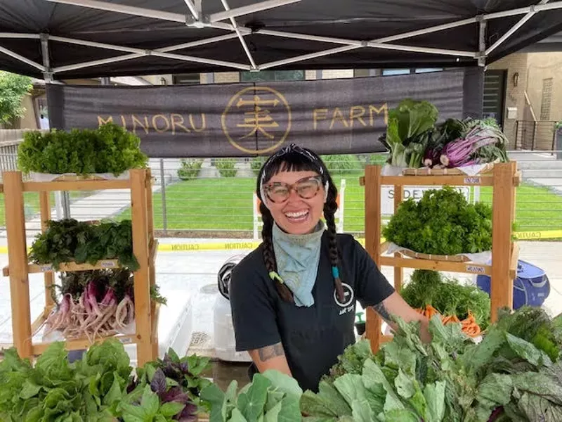 Image: The Minoru Farm farm stand.