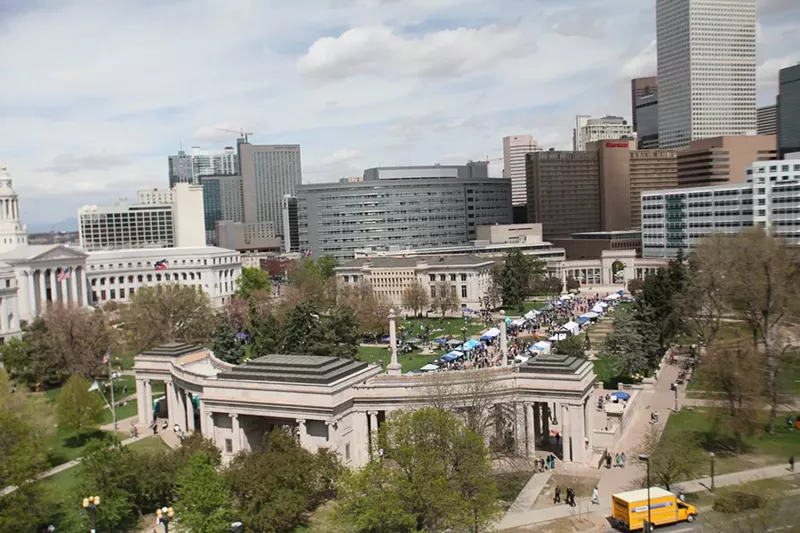 Image: Civic Center Park in Denver