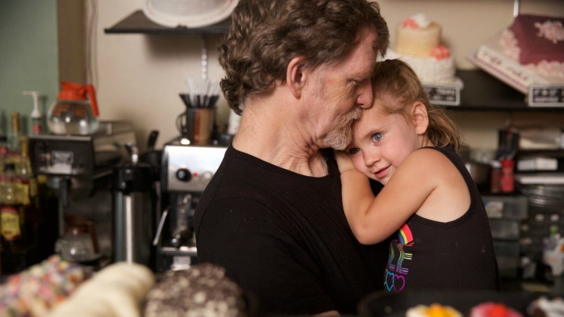 Jack Phillips and his granddaughter at Masterpiece Cakeshop.