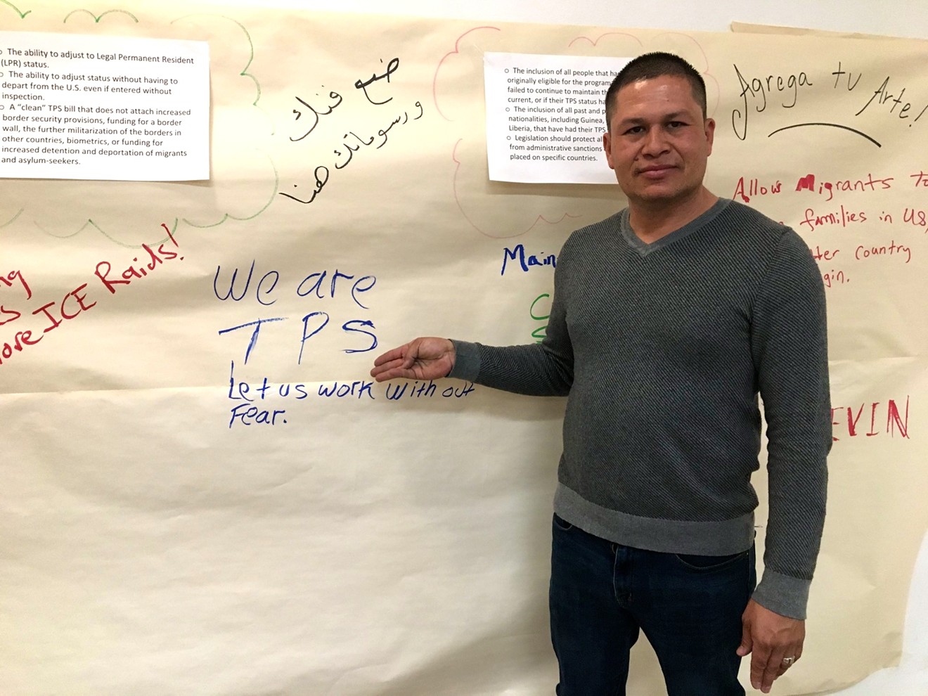 Jorge Velasquez is a TPS holder from El Salvador and has lived in Colorado for two decades.