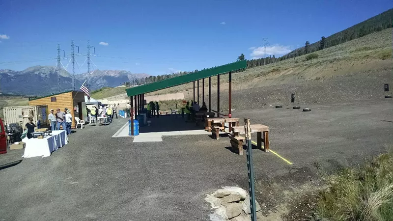 Image: Mountain views at Summit County Shooting Range.