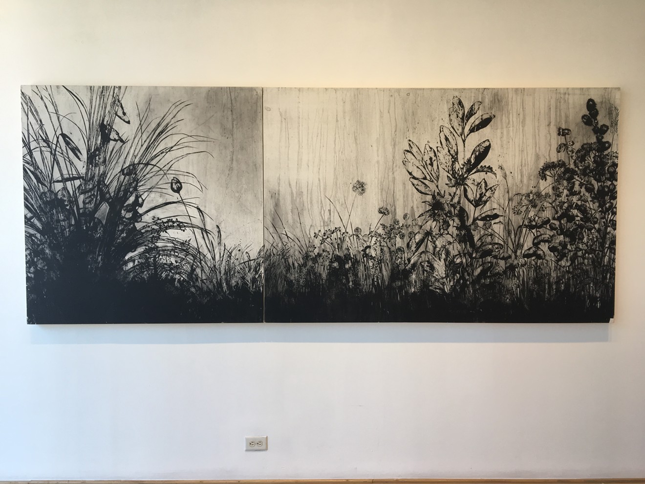 Heidi Jung's "Meadow," at Michael Warren Contemporary.