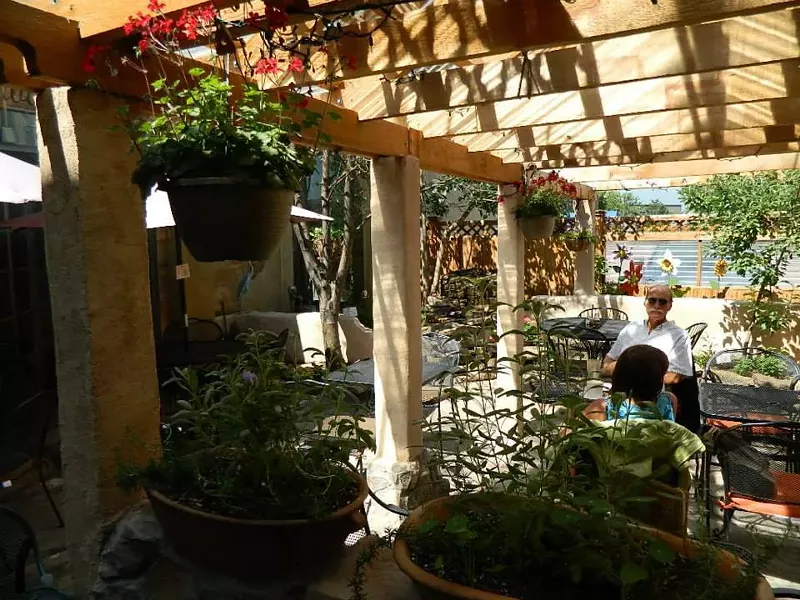 Image: The patio of Poor Richard's, a Colorado Springs staple.