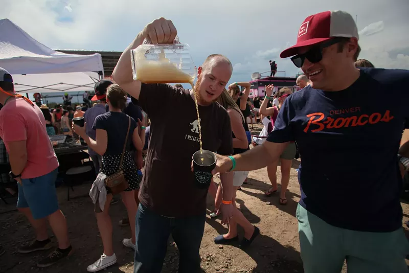 Image: A festival at Great Divide Brewing.