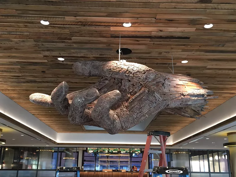 Image: Sage was honored for its support of Colorado art, including this piece by Andrew Ramiro Tirado in the soon-to-open Maven Hotel.