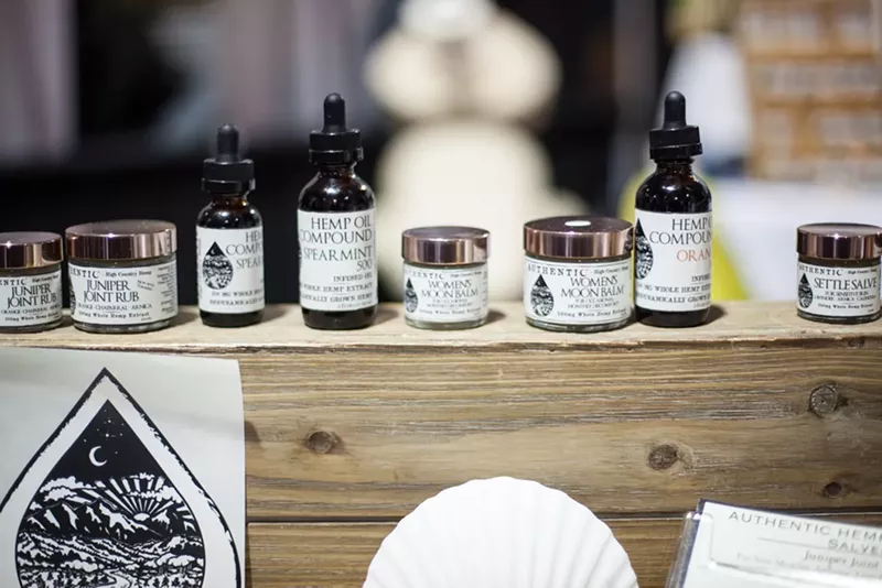 Image: CBD products marketed towards those with chronic pain have become popular among athletes.
