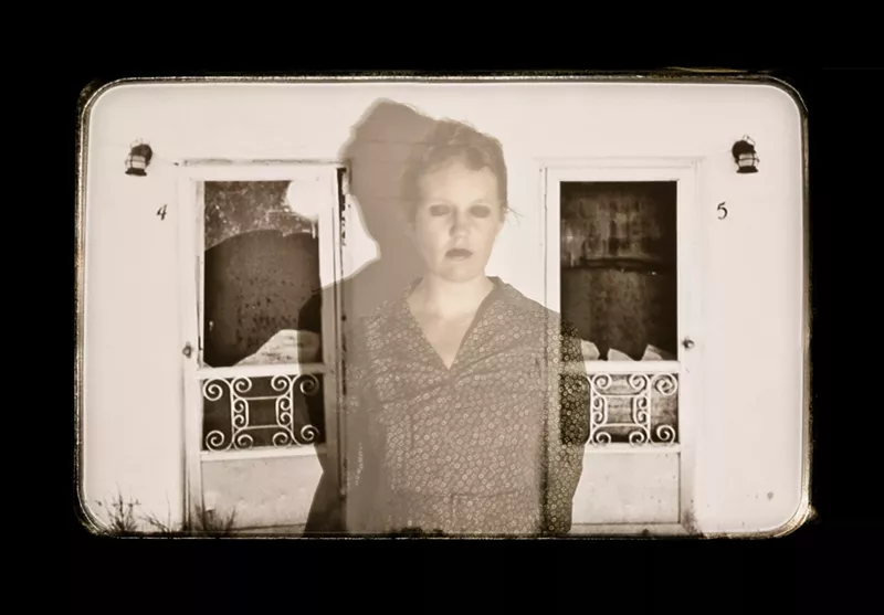 Image: Jay Halsey, "Witch," a projector project.