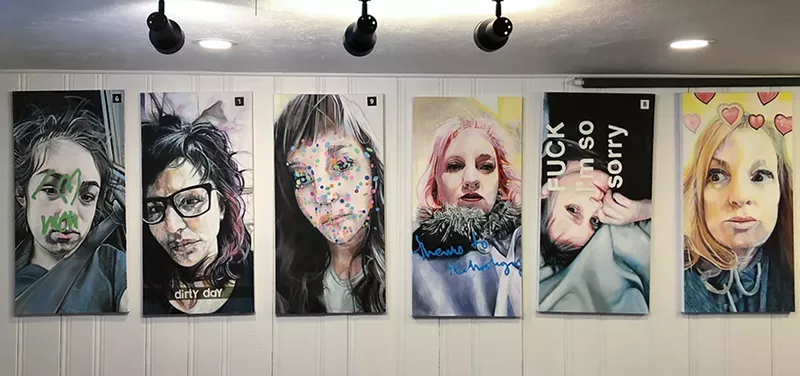 Image: Artist Julie Puma's portraits are central to her solo show, Julie Puma: Urgent Importance.