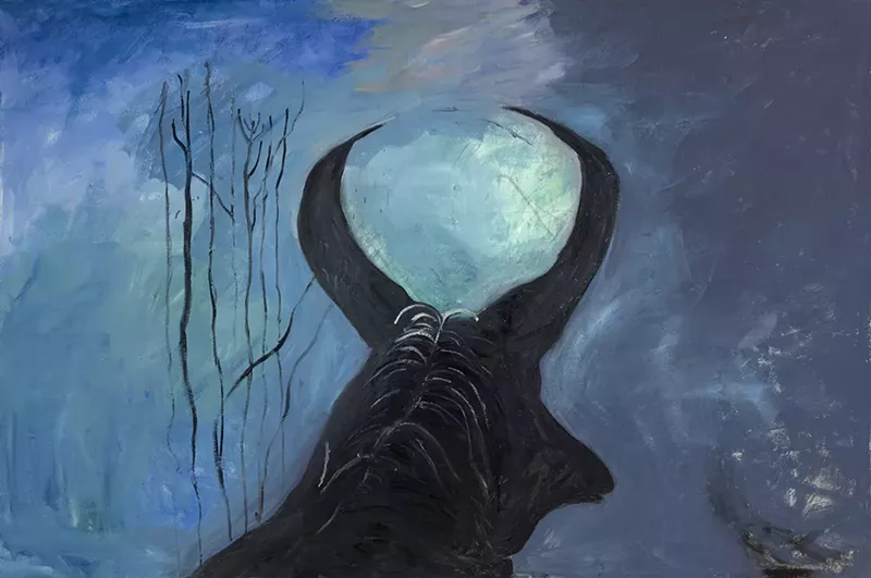 Image: Margaret Neumann, “To the West,” 2018, oil on canvas.