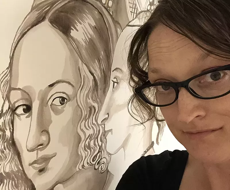 Image: Artist Melissa Furness travels through art history and around the world.