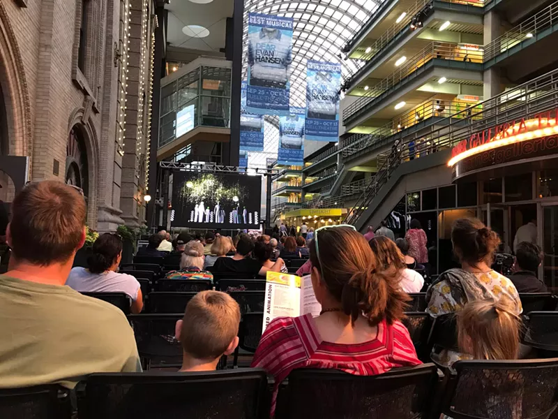 Image: An audience takes in the Supernova competition program at the Denver Performing Arts Complex.