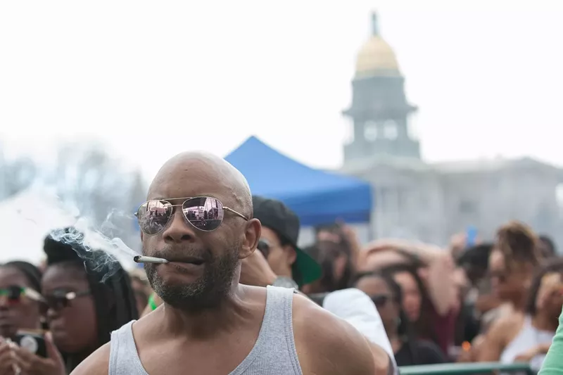 Image: Denver's 420 Festival Lights Up Civic Center Park.