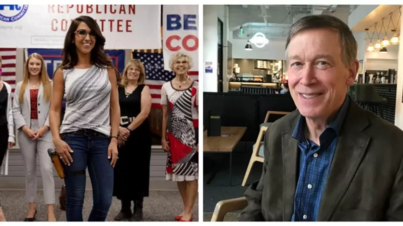 Image: Lauren Boebert and John Hickenlooper won their respective races.