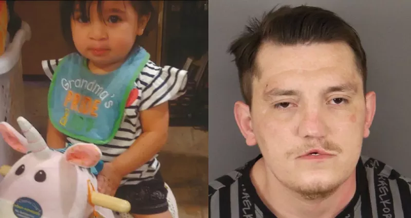 Image: Pictures showing Aviyana Montoya and her dad, Alonzo Montoya.