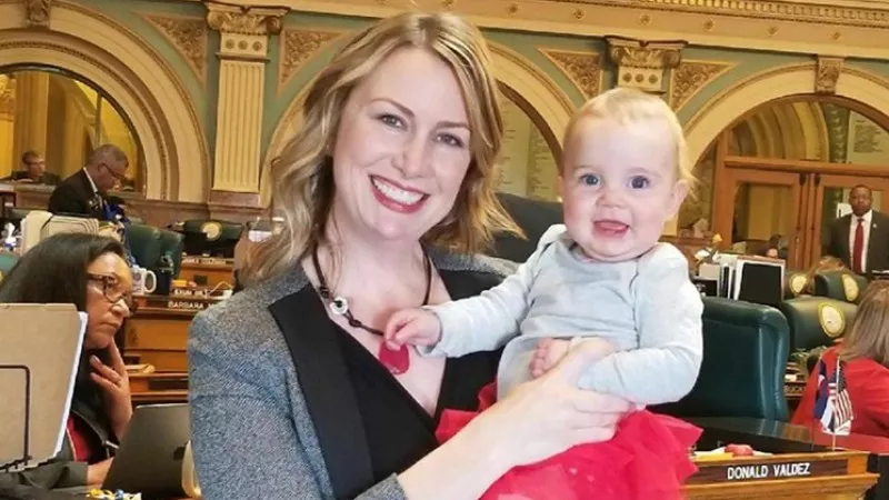 Image: Jessie Danielson has plenty to smile about after her victory helped Democrats regain control of the Colorado Senate.