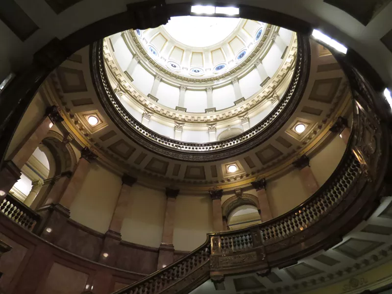 Image: Inside Colorado State Capitol Building dome