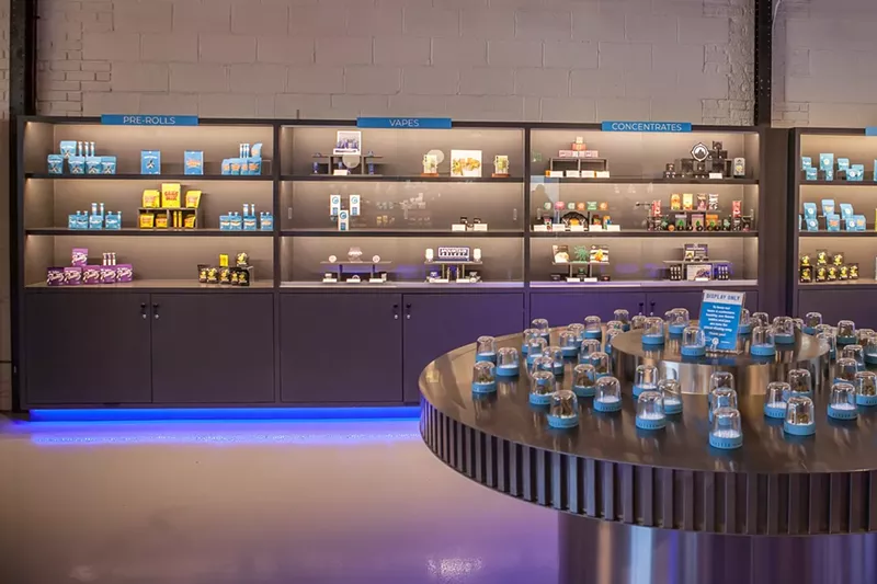 Image: Inside of Cookies dispensary in Denver