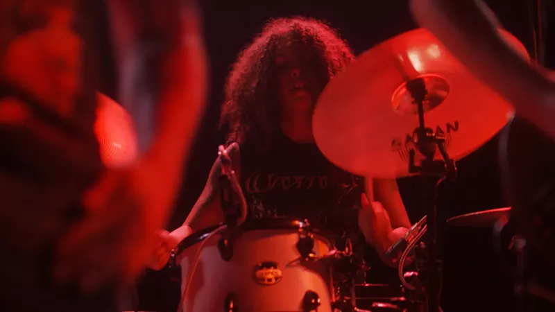 Image: Cierra White started working on what would become the Death in My Metal, Not in My Streets Fest 2020 after the deaths of Ahmaud Arbery and George Floyd. Here she is playing with her band Last Word.