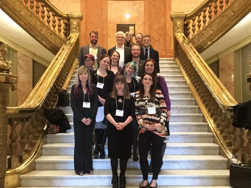 Image: Colorado NORML chapters gather for Lobby Day 2017.