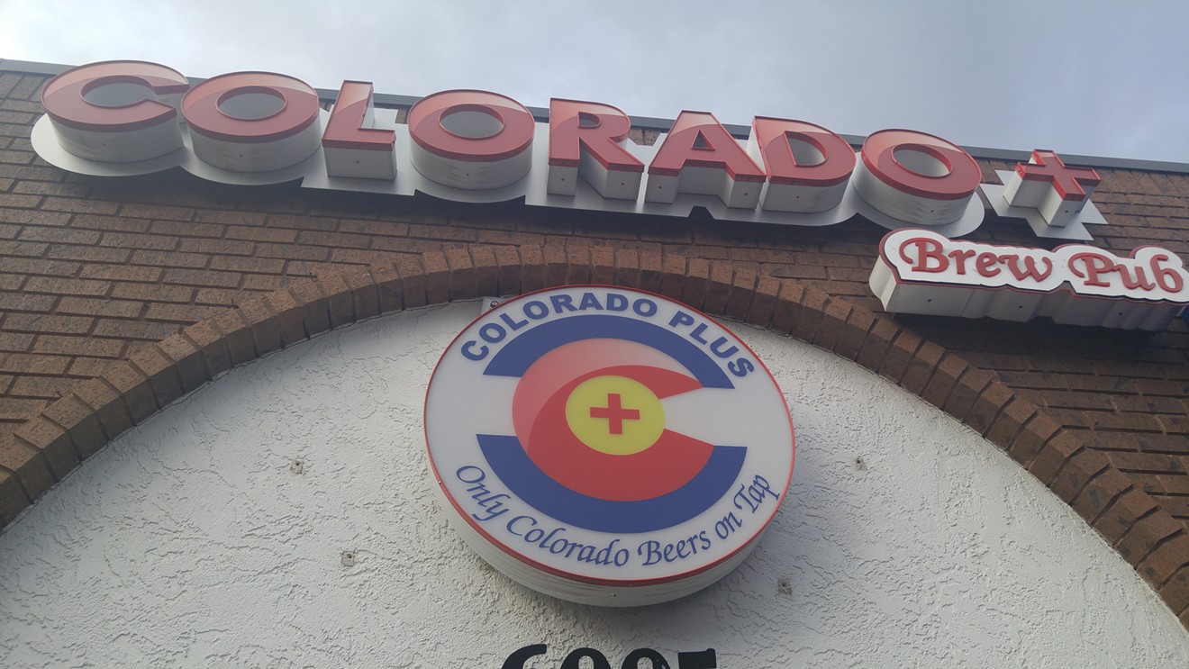 Colorado Plus offers 56 Colorado beers on tap to thirsty neighborhood patrons in Wheat Ridge. Also, it's not a dispensary, despite the plus symbol over the door.