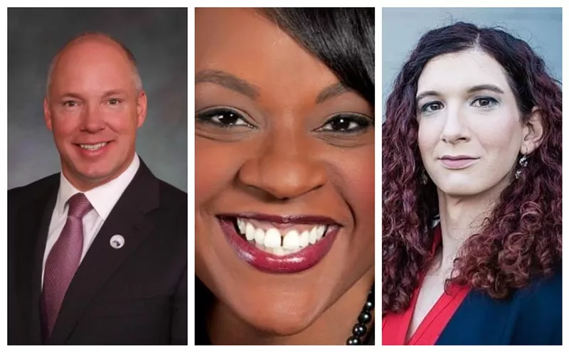 Image: Representative Leslie Herod, center, was unopposed, while Senator Kevin Priola and Representative Brianna Titone found themselves in close contests.