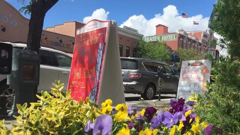 Image: A screen capture from a Facebook video created in response to a Fox News post about marijuana and panhandling in Durango.