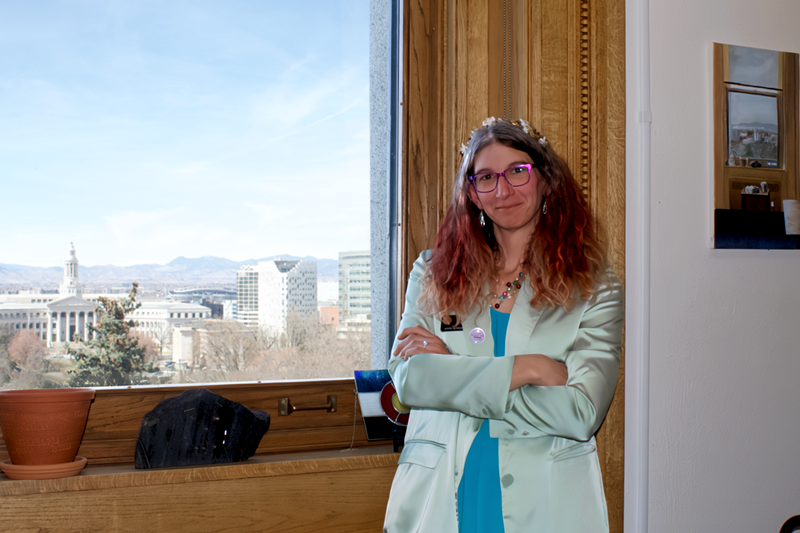 Image: Colorado lawmaker in office