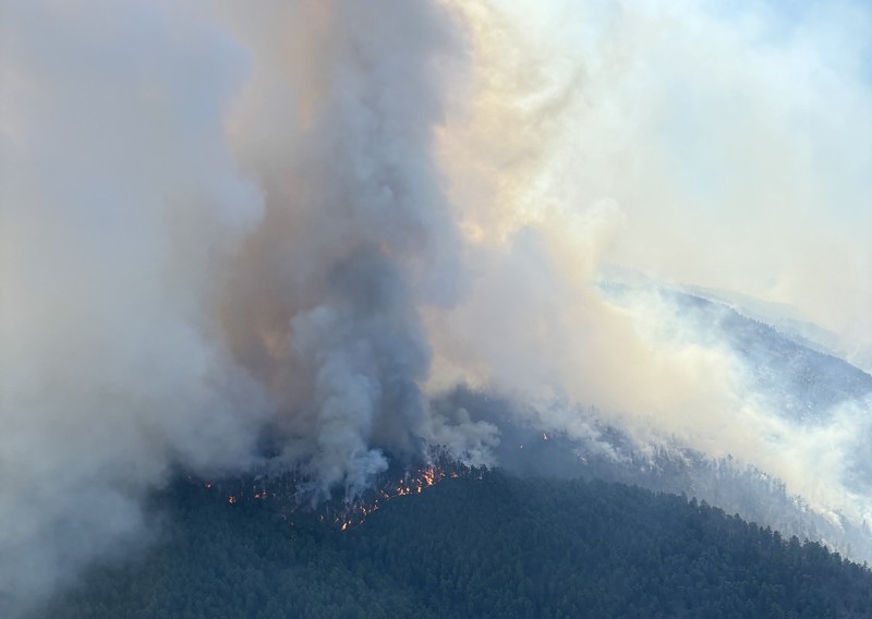 The Alexander Mountain Fire on July 30.