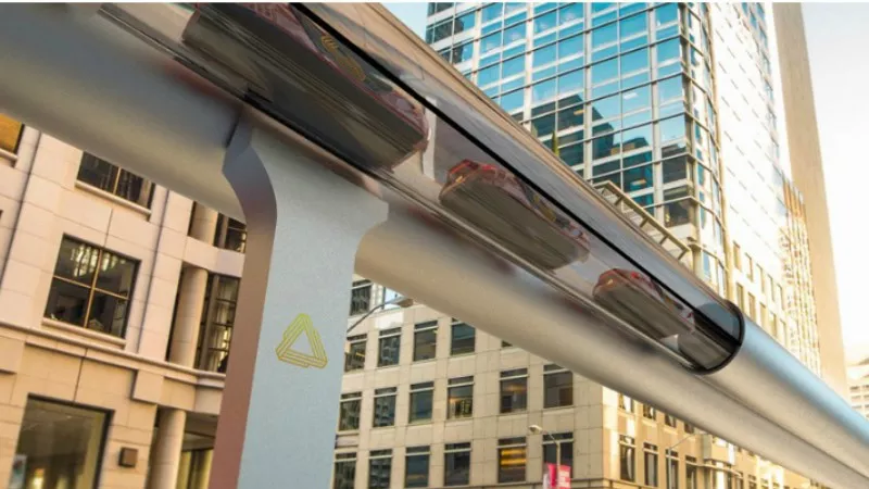 Image: An artist's rendering of an Arrivo track.