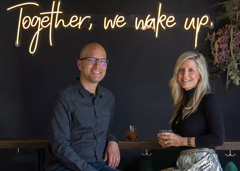 Image: Billy and Christy Wynne are Awake.