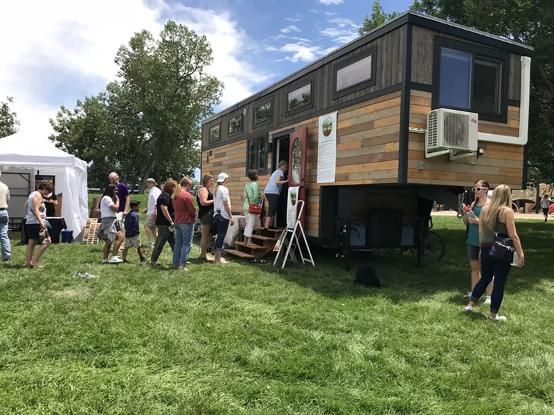 Image: The Colorado Tiny House Festival is expecting over 20,000 attendees this year.