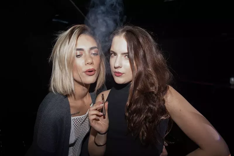 Image: Despite the mounting illnesses, vaping is still a popular way to consume cannabis oil.