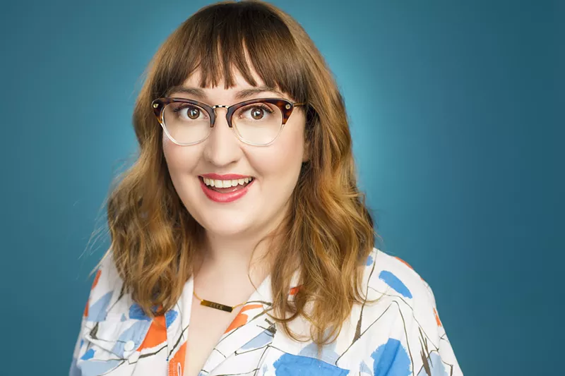 Image: The very funny standup comic and writer Emily Heller.