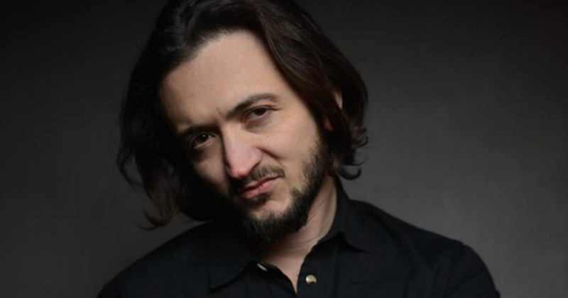 Image: Lee Camp, standup comedian, of Redacted Tonight.