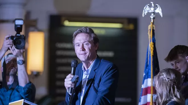 Mike Johnston, new mayor crowd