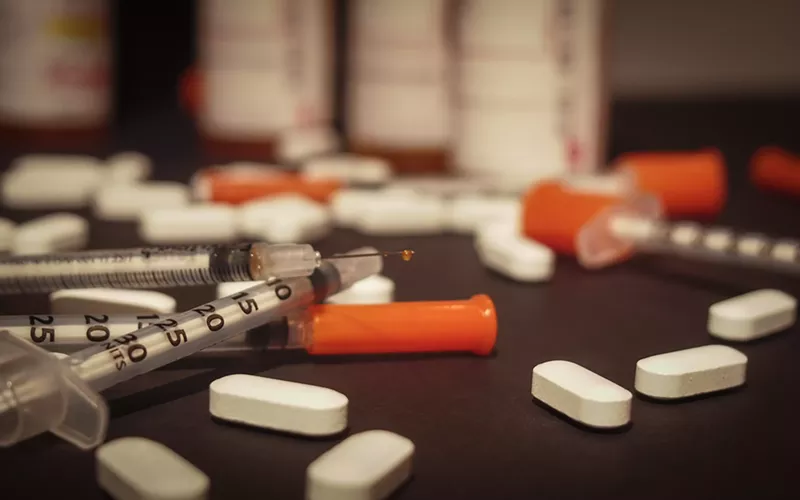Image: pills and prescription bottles