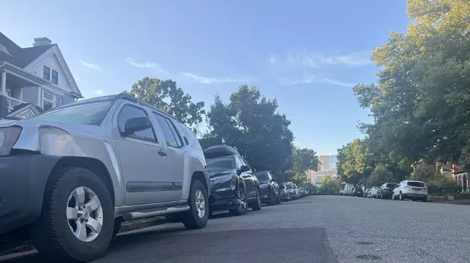 cars parked no street