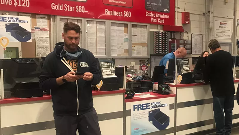 Image: Mask use is becoming increasingly rare at major metro Denver retail outlets.