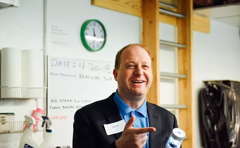 Image: Congressman Jared Polis Visits Northglenn Dispensary on 4/20
