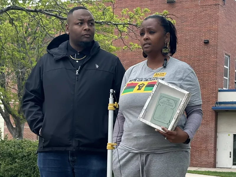 Image: The new "Green Book Initiative" was organized and launched by a coalition of Black-led organizations and leaders, including former Denver School Board vice president Auon'tai Anderson.