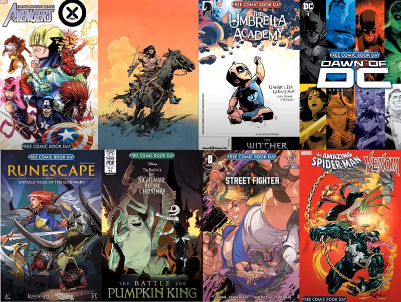 Image: Eight of the many selections for FCBD 2023