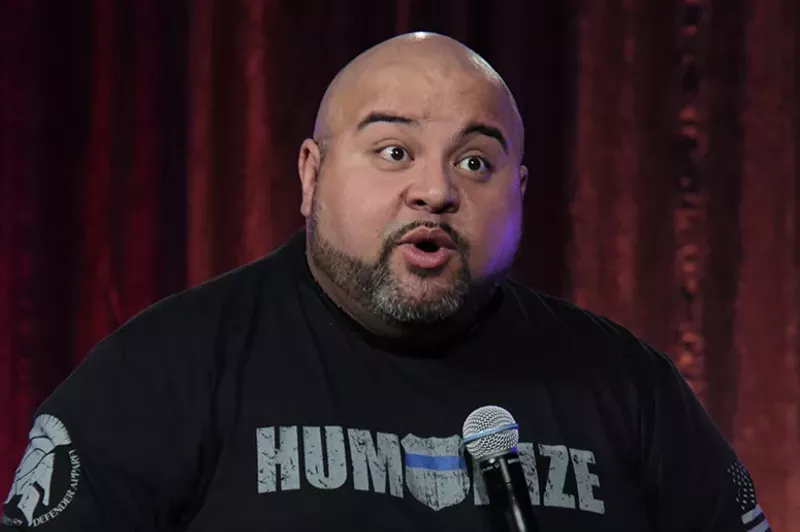 Image: Comedian Vinnie Montez appears live at Comedy Works South on July 25.