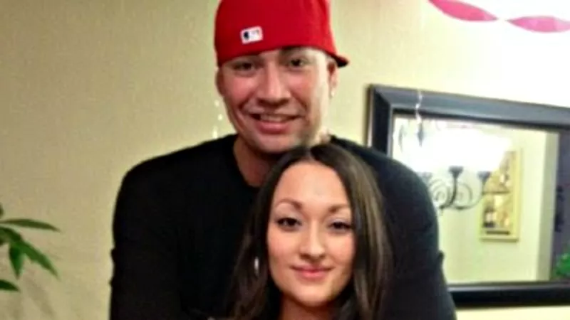 Image: The late Jaime Ceballos with his wife, Quianna Ceballos.
