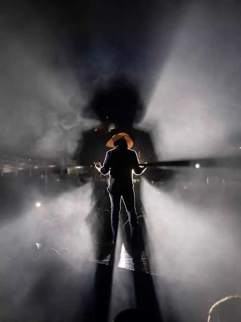 Image: Justin Moore earned his eighth number one with "The Ones That Didn’t Make It Back Home” off his fifth studio album, Late Nights and Longnecks.