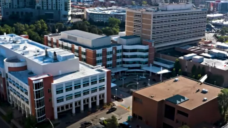 Image: Denver Health as seen from the air.