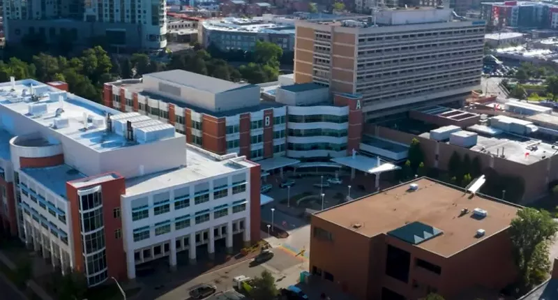 Image: Denver Health as seen from the air.