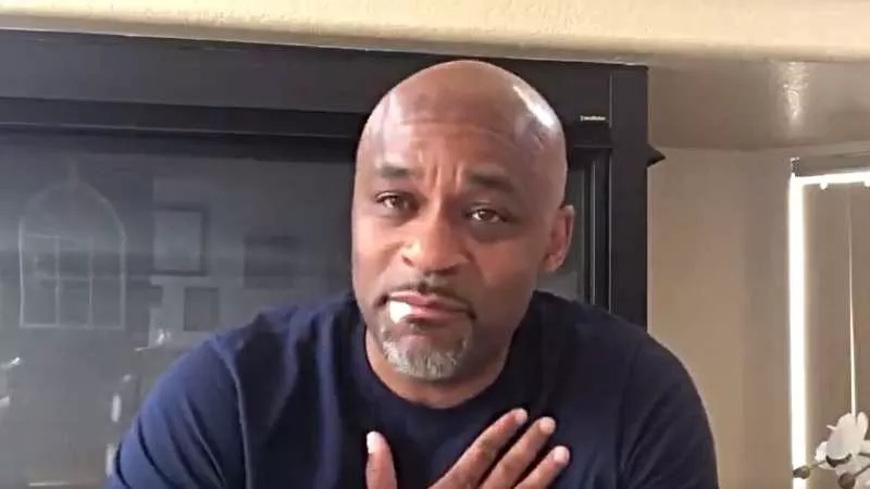 Image: Denver Mayor Michael Hancock in a screen capture from a video he tweeted on Mother's Day.