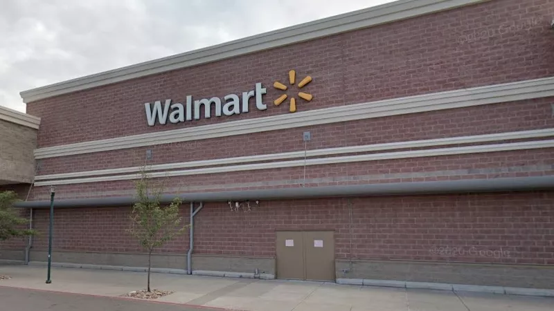 Image: Walmart #3533, at 7800 Smith Road, is the latest store in the giant chain to be identified as a Colorado COVID-19 outbreak site.